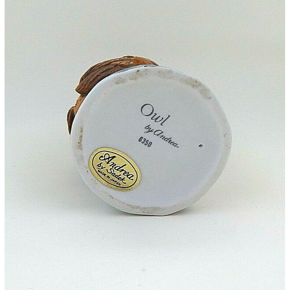 Andrea by Sadek Baby Owl Porcelain Bisque Figurine - Picture 8 of 9